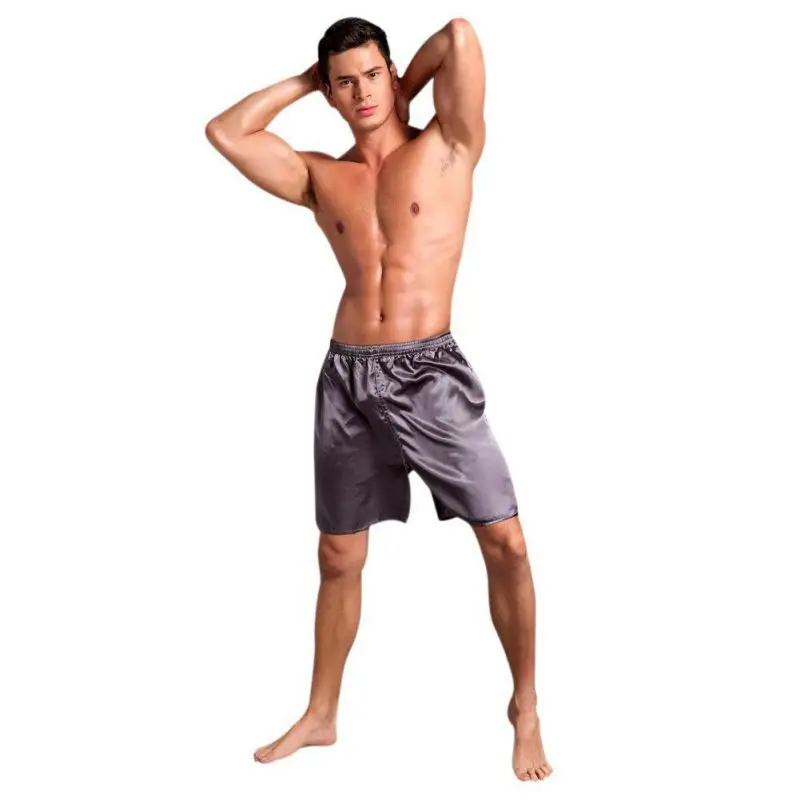Men's Shorts Sleep Bottoms Sleepwear Men Underwear Solid Silk Satin Boxers Shorts Nightwear Pajamas Men Colthing
Men's Shorts Sleep Bottoms Sleepwear Men Underwear Solid Silk Satin Boxers Shorts Nightwear Pajamas Men Colthing
