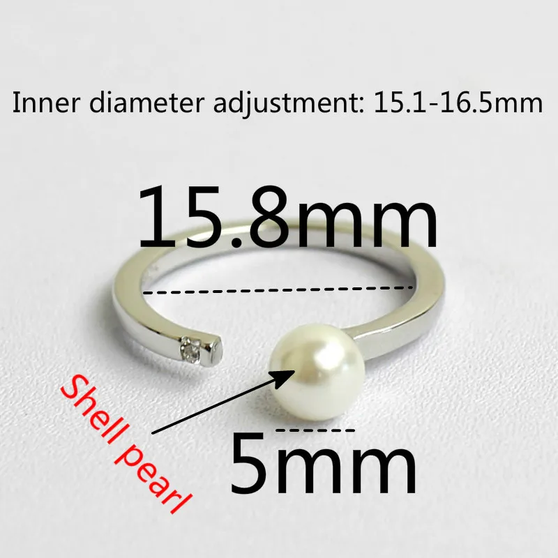 Flyleaf Gold Zircon Freshwater Pearls Open Rings For Women High Quality 100% 925 Sterling Silver Fashion Jewelry Anel
Flyleaf Gold Zircon Freshwater Pearls Open Rings For Women High Quality 100% 925 Sterling Silver Fashion Jewelry Anel