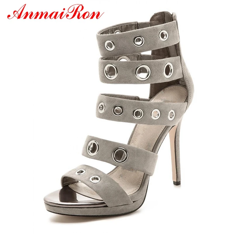 ANMAIRON Basic Casual Zip Super High Heel Sandals Solid Sandalias De Verano Mujer Women's Shoes 2019 Summer Size 34-43 LY841
ANMAIRON Basic Casual Zip Super High Heel Sandals Solid Sandalias De Verano Mujer Women's Shoes 2019 Summer Size 34-43 LY841