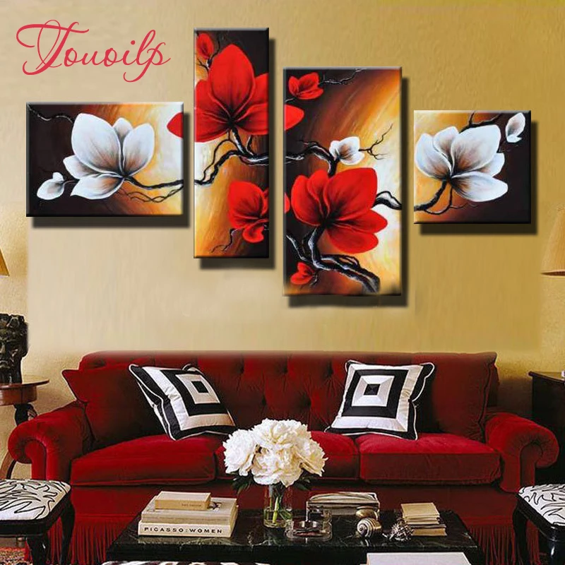4 Piece Magnolia flower,5d Diamond Embroidery picture decor,5D Diy Diamond Painting Needlework Cross Stitch Mosaic Stickers Gift
4 Piece Magnolia flower,5d Diamond Embroidery picture decor,5D Diy Diamond Painting Needlework Cross Stitch Mosaic Stickers Gift