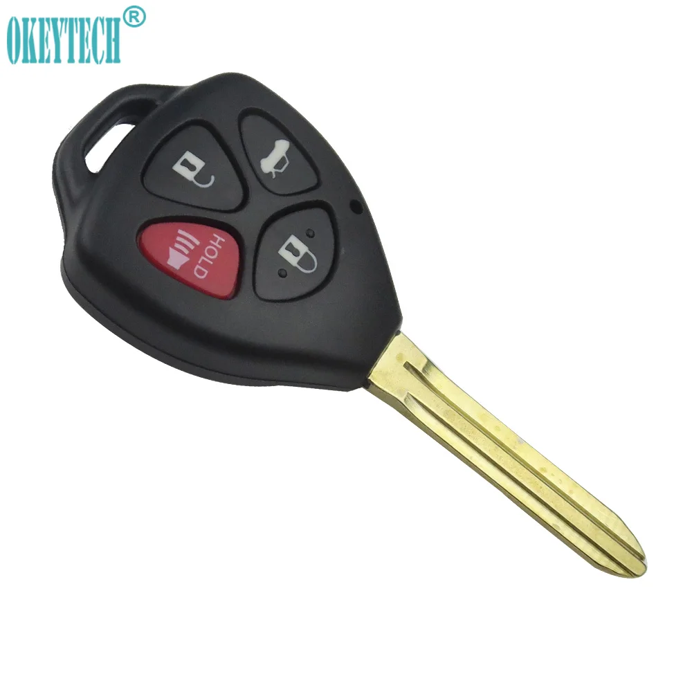 OkeyTech New Uncut Blade 3+1 Buttons Blank Car Remote Key Case Shell Fob For Toyota Camry Avalon Corolla Matrix RAV4 Venza Yaris
OkeyTech New Uncut Blade 3+1 Buttons Blank Car Remote Key Case Shell Fob For Toyota Camry Avalon Corolla Matrix RAV4 Venza Yaris