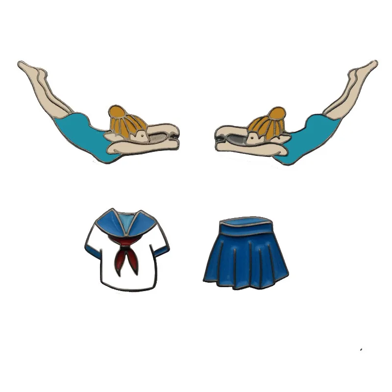 1 шт. эмалированная брошь в японском стиле для девочек|enamel pin|brooch badgepin pin |