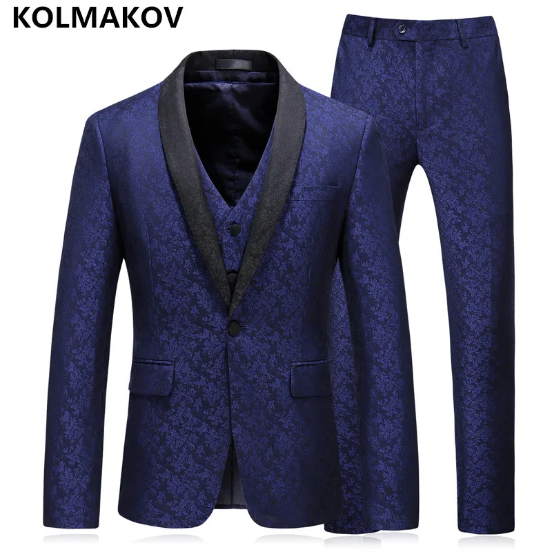 (Jacket+Pants+Vest)2019 Fashion Gentleman Style Men's Suits Slim Fit Blazers Jackets Business Casual Wedding Groom Suits for men
(Jacket+Pants+Vest)2019 Fashion Gentleman Style Men's Suits Slim Fit Blazers Jackets Business Casual Wedding Groom Suits for men