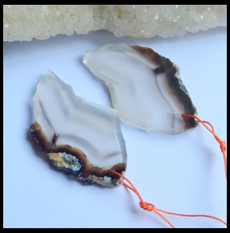 Only Pairs!!Natural Stone Nugget Agate Earring Bead 44x27x3mm 12.64g Fashion Jewelry For Women Earrings Accessories
Only Pairs!!Natural Stone Nugget Agate Earring Bead 44x27x3mm 12.64g Fashion Jewelry For Women Earrings Accessories
