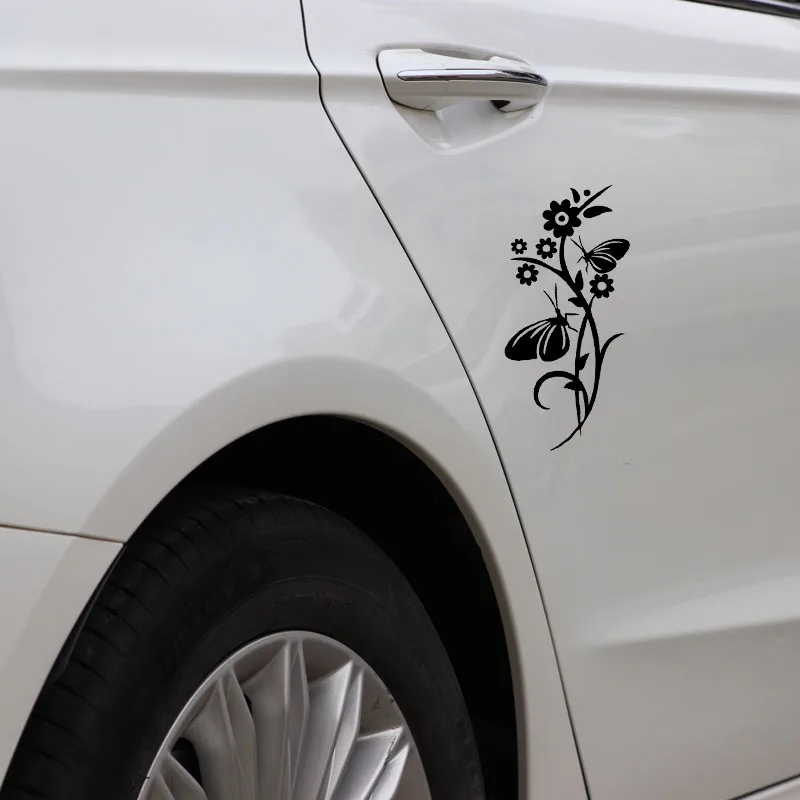 YJZT 8.4CM*18.4CM Butterfly Swirl Design Removable Vinyl Decal Car Stickers Artl Black/Silver C24-0111
YJZT 8.4CM*18.4CM Butterfly Swirl Design Removable Vinyl Decal Car Stickers Artl Black/Silver C24-0111