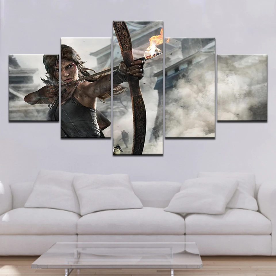 Canvas Painting Dream Shadow of the Tomb Raider game 5 Pieces Wall Art Painting Modular Wallpapers Poster Print Home Decor
Canvas Painting Dream Shadow of the Tomb Raider game 5 Pieces Wall Art Painting Modular Wallpapers Poster Print Home Decor