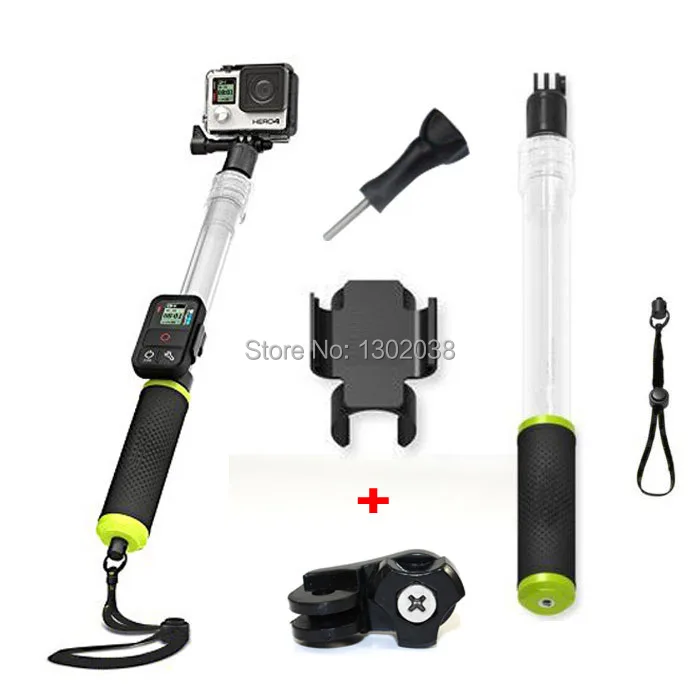 GoPro Floating Extension Pole EVO 14-24 Inch Floaty Monopod With WIFI Remote Clip For Gopro Hero 4 3+/3/2/ SJ4000/Xiaomi yi
GoPro Floating Extension Pole EVO 14-24 Inch Floaty Monopod With WIFI Remote Clip For Gopro Hero 4 3+/3/2/ SJ4000/Xiaomi yi
