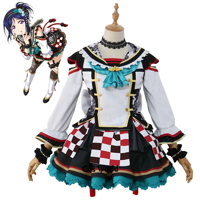 Фото Любовь Live Sunshine Aqours Matsuura kanan платье горничной фартук униформа наряд Аниме косплей