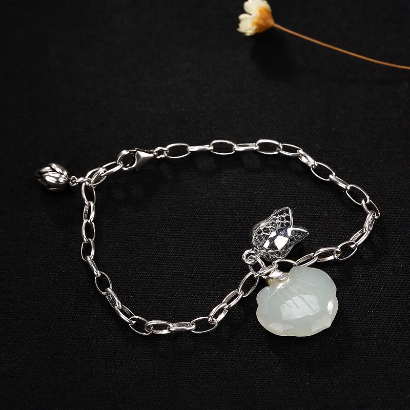 Women Bracelet Time-limited Boys Ammonite,ammolite Charm Bracelets Kehribar 2018 New S925 Pure And Tian Baiyu Ruyi Lotus.
Women Bracelet Time-limited Boys Ammonite,ammolite Charm Bracelets Kehribar 2018 New S925 Pure And Tian Baiyu Ruyi Lotus.