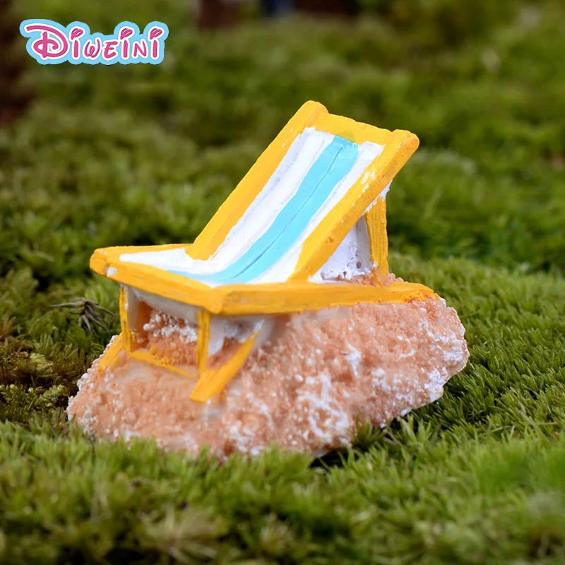 Модель летнего пляжного кресла миниатюрная фигурка ролевая игра игрушка для