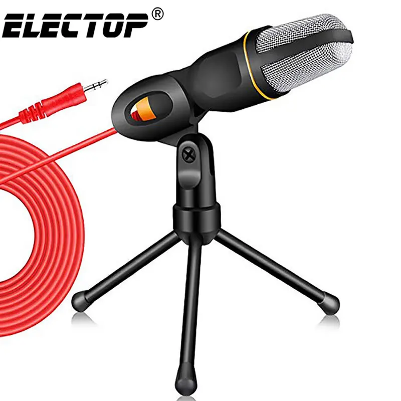 New Condenser Microphone 3.5mm Plug Home Stereo MIC Desktop Tripod for PC YouTube Video Skype Chatting Gaming Podcast Recording
New Condenser Microphone 3.5mm Plug Home Stereo MIC Desktop Tripod for PC YouTube Video Skype Chatting Gaming Podcast Recording