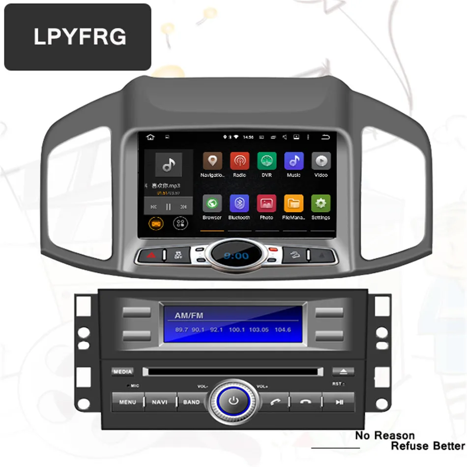 Android 10 0 Восьмиядерный автомобильный dvd плеер для Chevrolet Captiva 2012 2015 GPS navi wifi 3/4G dvr