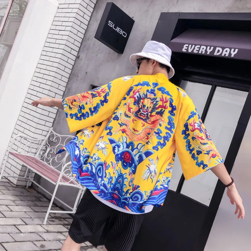 Japanese kimono men cardigan shirt blouse yukata men haori obi clothes samurai clothing male kimono cardigan
Japanese kimono men cardigan shirt blouse yukata men haori obi clothes samurai clothing male kimono cardigan