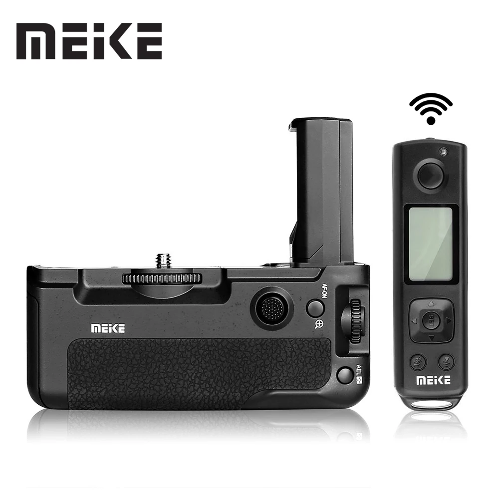 Meike MK-A9 Pro Battery Grip 2.4GHz Remote Controller to Vertical-shooting Function for Sony A9 A7RIII A7III A7 III camera
Meike MK-A9 Pro Battery Grip 2.4GHz Remote Controller to Vertical-shooting Function for Sony A9 A7RIII A7III A7 III camera