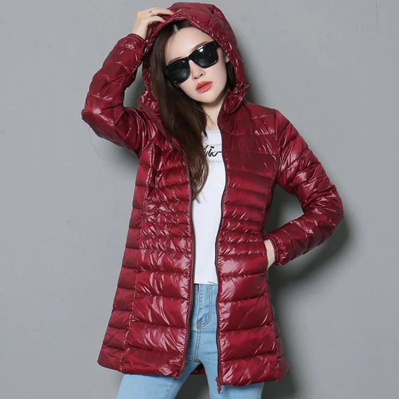Plus size 5XL women Ultra Light Down Jacket Autumn Winter Long Down Coat Resistant Windproof Warm Duck Down Hooded Parkas LJ0326
Plus size 5XL women Ultra Light Down Jacket Autumn Winter Long Down Coat Resistant Windproof Warm Duck Down Hooded Parkas LJ0326