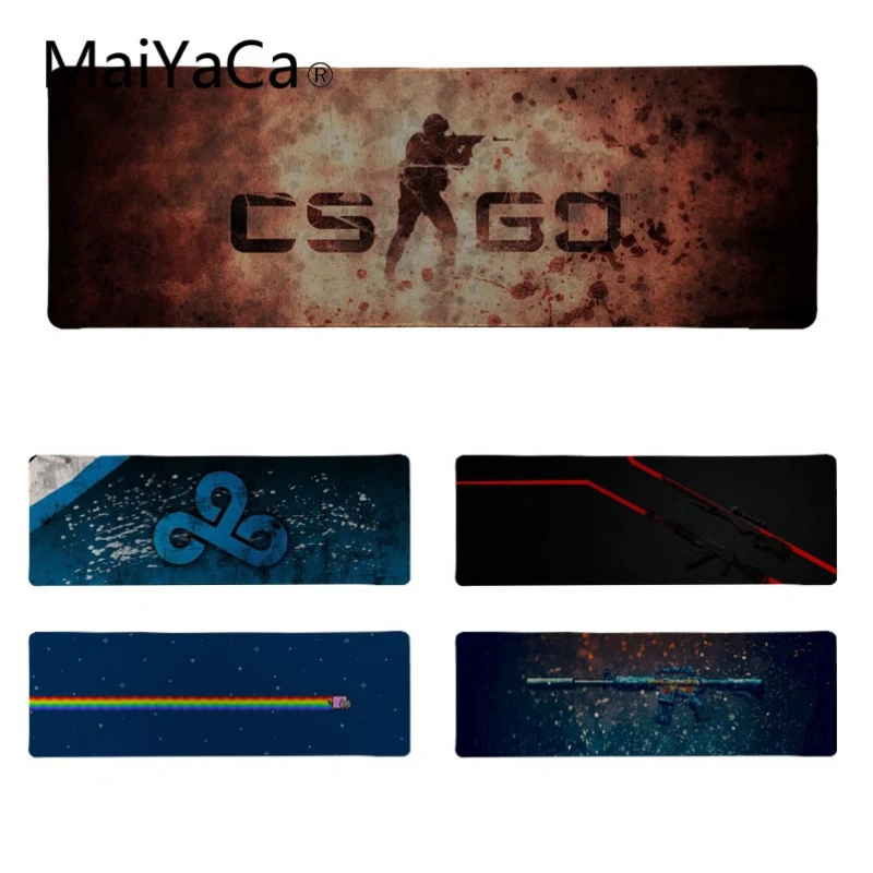 MaiYaCa винтажный крутой CS GO красивый коврик для мышки в стиле аниме размер 30*80 см/11
