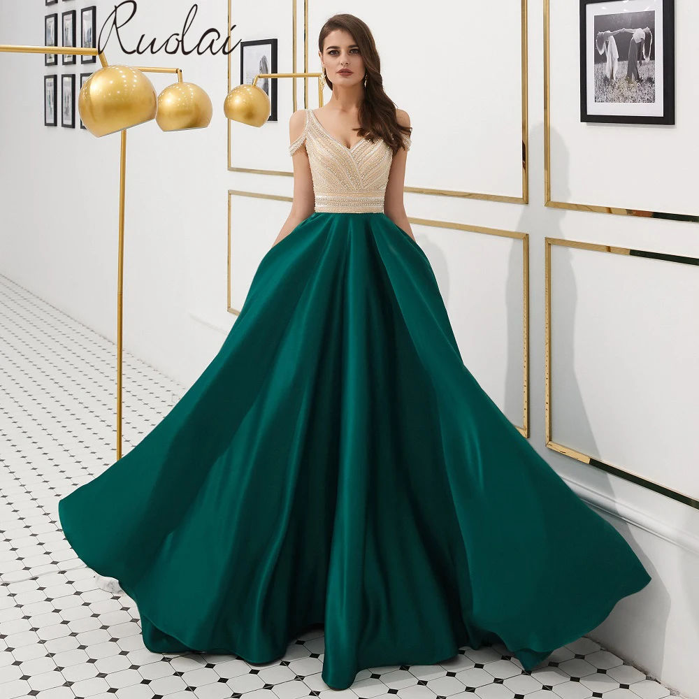 A Line Evening Dresses Long 2019 Satin Skirt Heavy Beaded Evening Gown for Women Evening Dress robe de soiree
A Line Evening Dresses Long 2019 Satin Skirt Heavy Beaded Evening Gown for Women Evening Dress robe de soiree