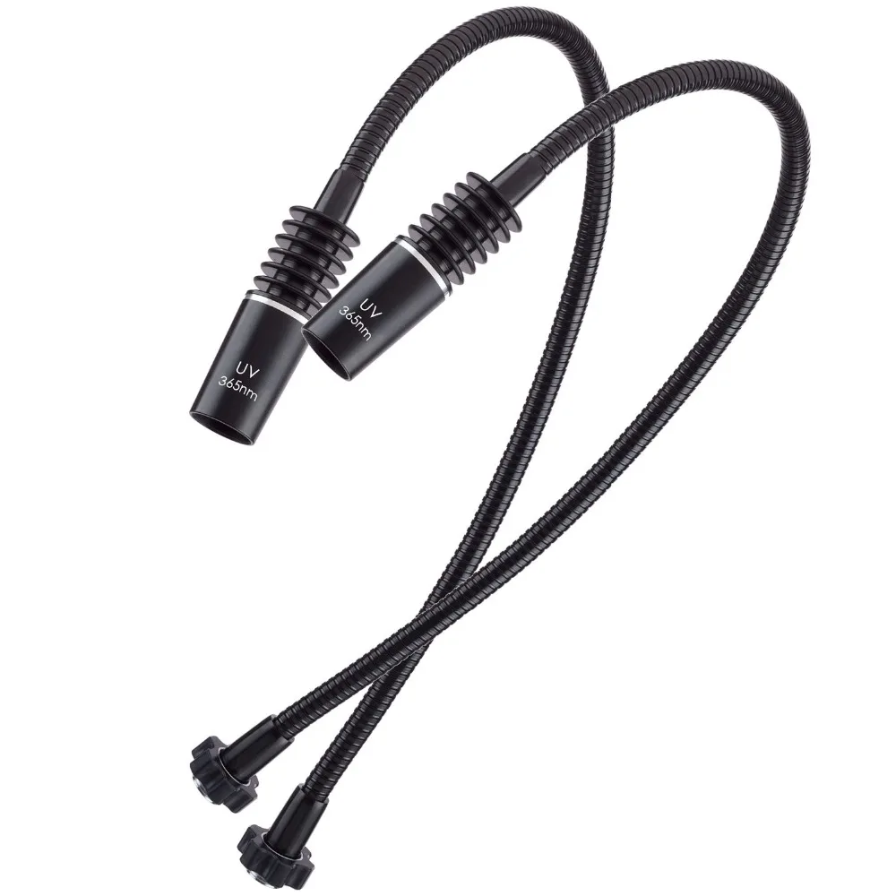 AmScope Pair of Ultraviolet 365nm Gooseneck Lamps for LED-6W and LED-312W Illuminators FB-6W-365X2
AmScope Pair of Ultraviolet 365nm Gooseneck Lamps for LED-6W and LED-312W Illuminators FB-6W-365X2