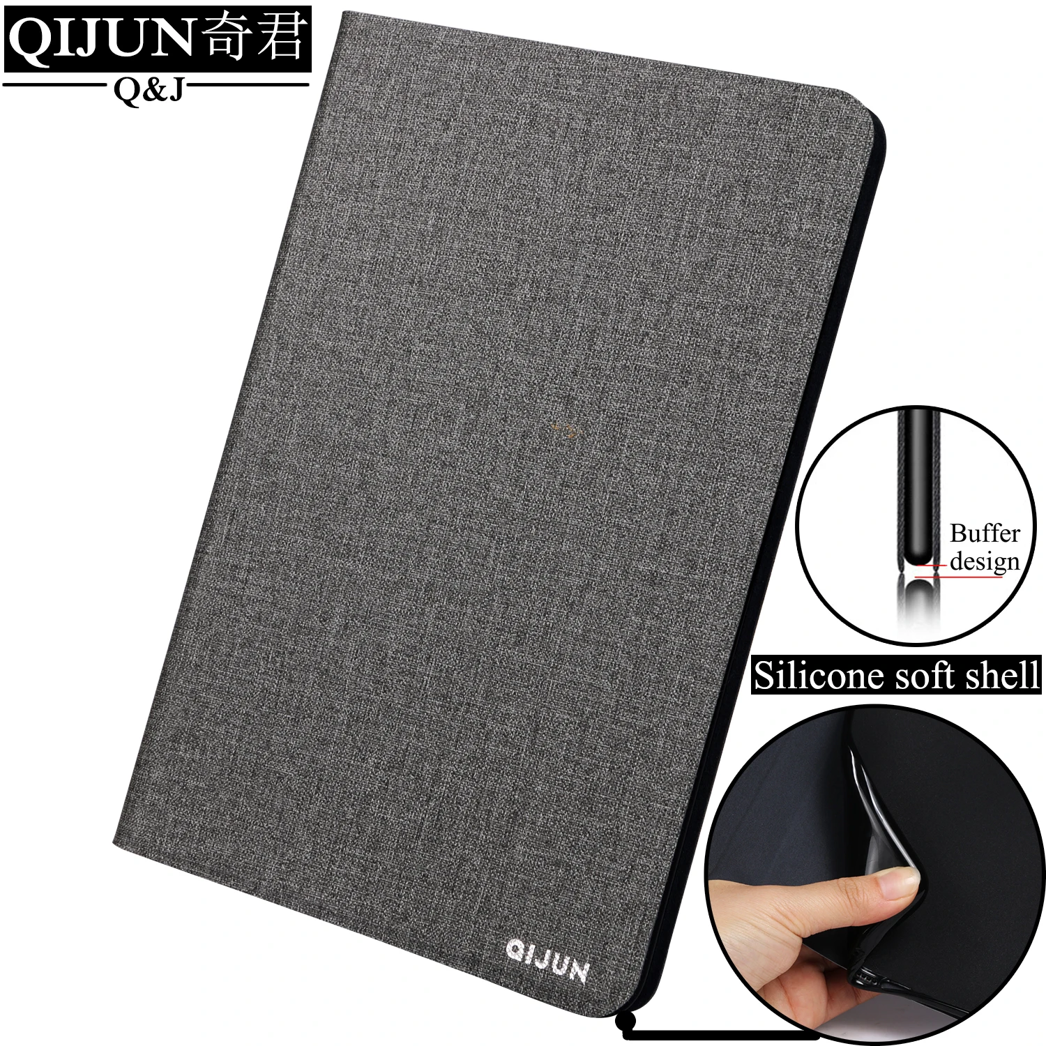 Чехол книжка QIJUN для планшета Amazon Kindle Fire 7 2015 0 дюйма защитные чехлы из
