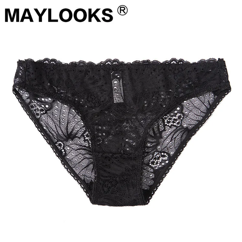 Maylooks летние новые сексуальные прозрачные кружевные трусики Бесшовные Девушки
