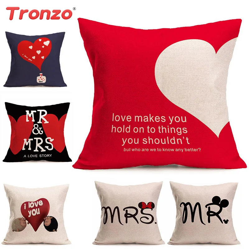 Tronzo Mr Mrs Wedding Pillow Case Wedding Party Decoration Cartoon Romantic Burlap Pillowcases Heart Jute Decoration For Wedding
Tronzo Mr Mrs Wedding Pillow Case Wedding Party Decoration Cartoon Romantic Burlap Pillowcases Heart Jute Decoration For Wedding
