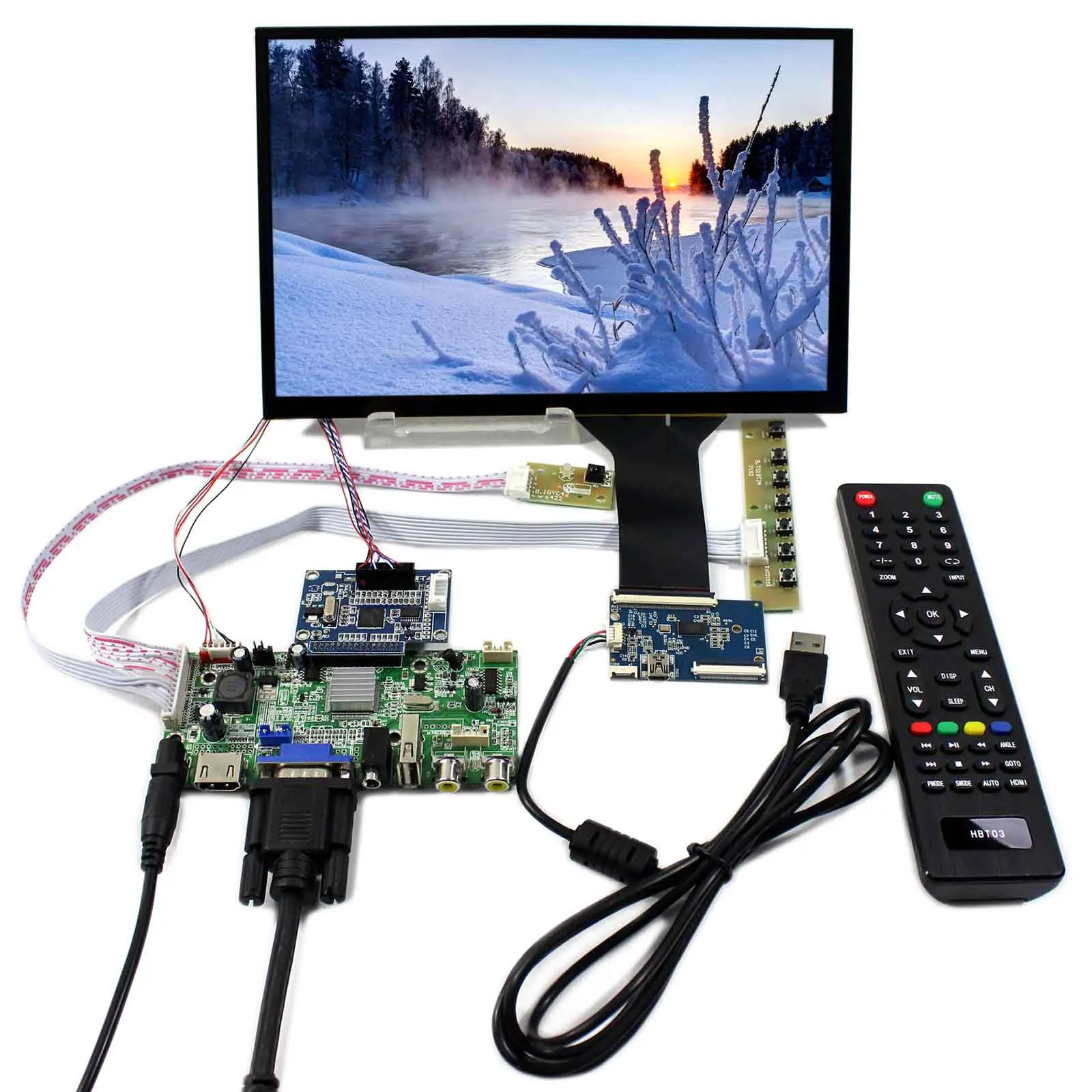 Плата аудиоusb-драйвера H DMI VGA AV 10,1 дюйма 1920x1200 B101UAN01.A емкостный сенсорный экран
Плата аудиоusb-драйвера H DMI VGA AV 10,1 дюйма 1920x1200 B101UAN01.A емкостный сенсорный экран