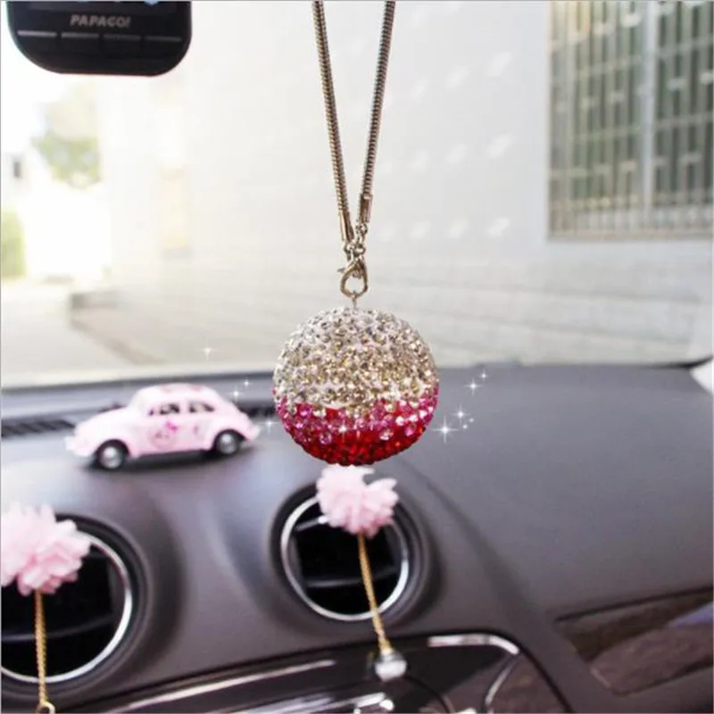 MR TEA Car Pendant 3.8CM Crystal Diamond Ball Shiny Decorations Hanging Ornaments Automobile Rear View Mirror Car Interior
MR TEA Car Pendant 3.8CM Crystal Diamond Ball Shiny Decorations Hanging Ornaments Automobile Rear View Mirror Car Interior