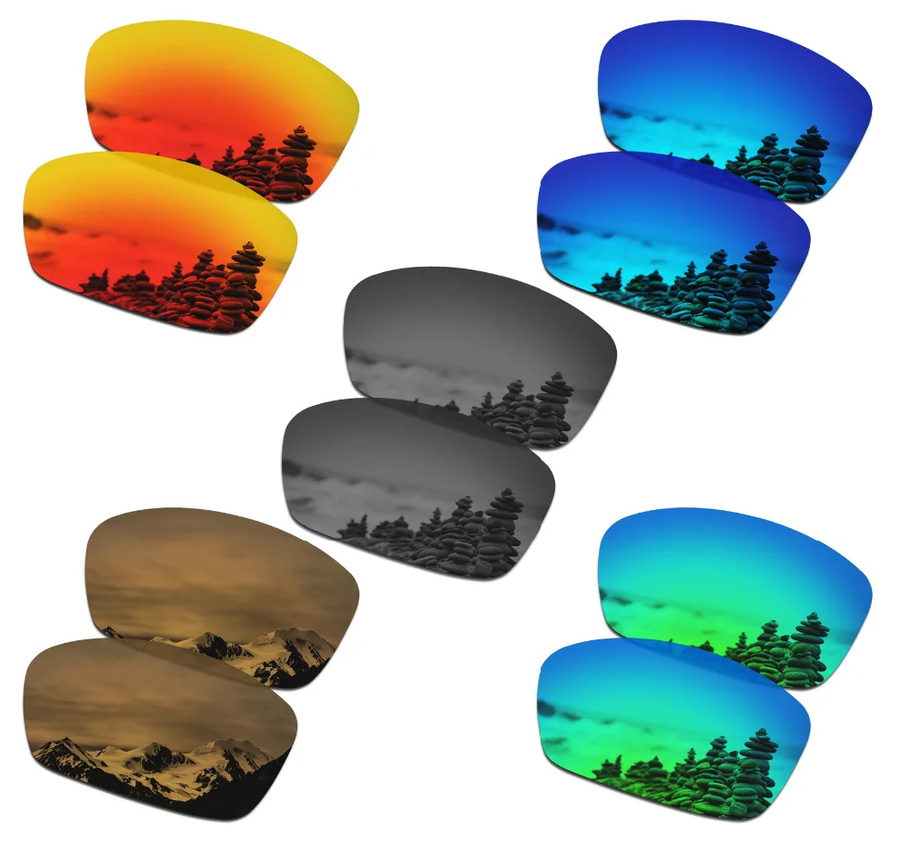 SmartVLT 5 Pairs Polarized Sunglasses Replacement Lenses for Oakley Plaintiff Squared - 5 Colors
SmartVLT 5 Pairs Polarized Sunglasses Replacement Lenses for Oakley Plaintiff Squared - 5 Colors