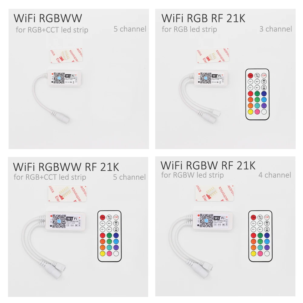 Беспроводной ИК-контроллер RGB RGBW RGBWW DC 5 в 12 В 24 | Лампы и освещение