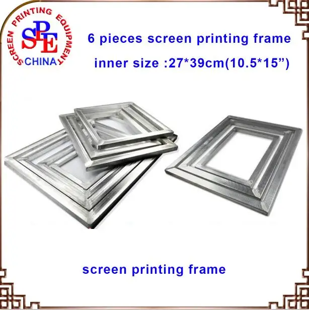 6 шт. алюминиевые рамы для трафаретной печати 10 5x15 дюймов|frame frame|frame aluminumframed prints |