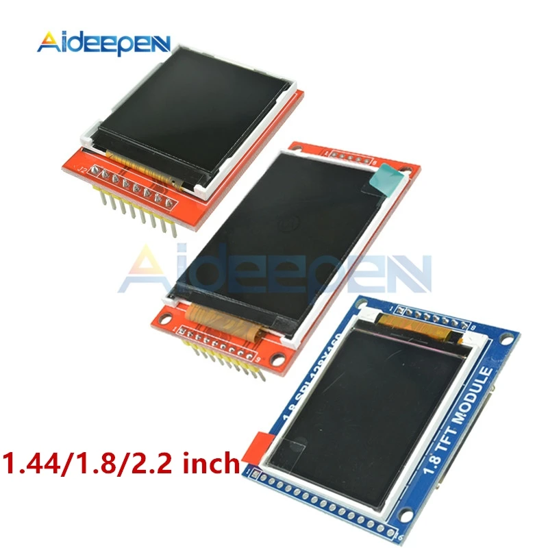 1.44 inch 1.8 inch 2.2 inch TFT LCD Display Module 128*128 128*160 240*320 Color For Arduino DIY Kit
1.44 inch 1.8 inch 2.2 inch TFT LCD Display Module 128*128 128*160 240*320 Color For Arduino DIY Kit