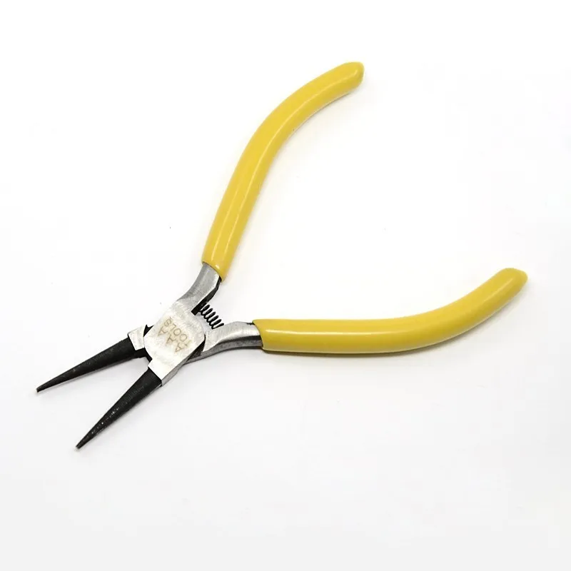Jewelry Pliers Iron Round Nose Pliers Yellow Gunmetal Jewelry Making Tool 125x55mm
Jewelry Pliers Iron Round Nose Pliers Yellow Gunmetal Jewelry Making Tool 125x55mm