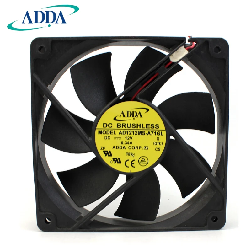 ADDA 1 AD1212MS-A71GL 1225 12025 12 см 120 мм, работающего на постоянном токе 12 В в 0. Бесшумный вентилятор шасси 34A
ADDA 1 AD1212MS-A71GL 1225 12025 12 см 120 мм, работающего на постоянном токе 12 В в 0. Бесшумный вентилятор шасси 34A