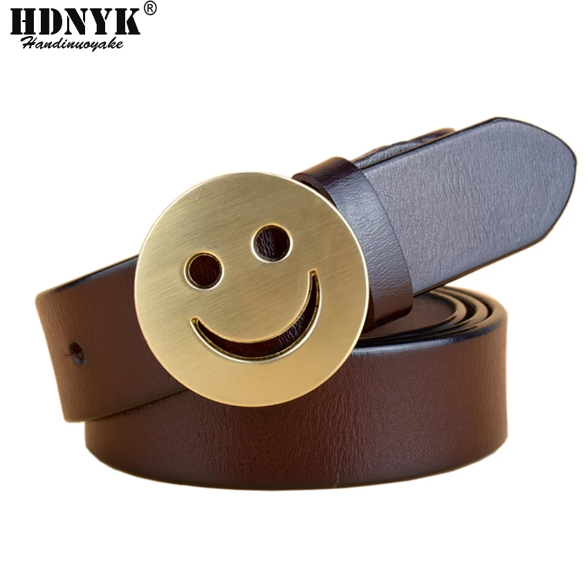 New Arrival Smiling Face Buckle Belt Strap Genuine Leather Casual All-match Women Brief Belt Women's Strap Belt Students Belt
New Arrival Smiling Face Buckle Belt Strap Genuine Leather Casual All-match Women Brief Belt Women's Strap Belt Students Belt