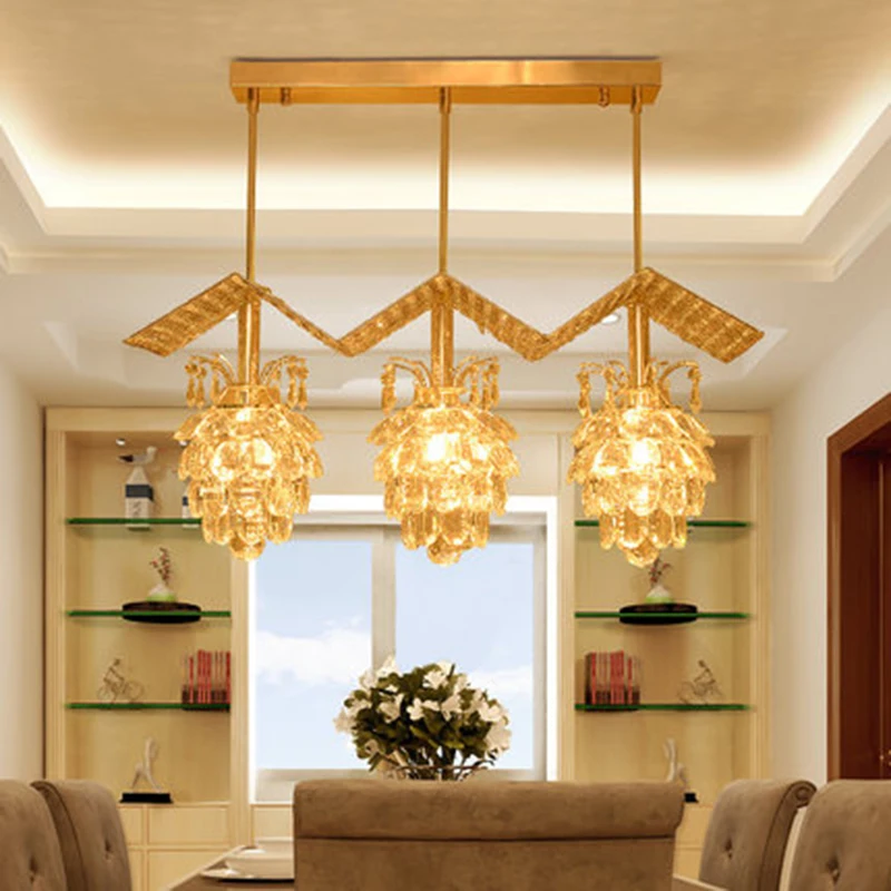 European style minimalist LED crystal Pendant Lights modern home lighting fixture restaurant dinning room crystal Pendant lamps
European style minimalist LED crystal Pendant Lights modern home lighting fixture restaurant dinning room crystal Pendant lamps