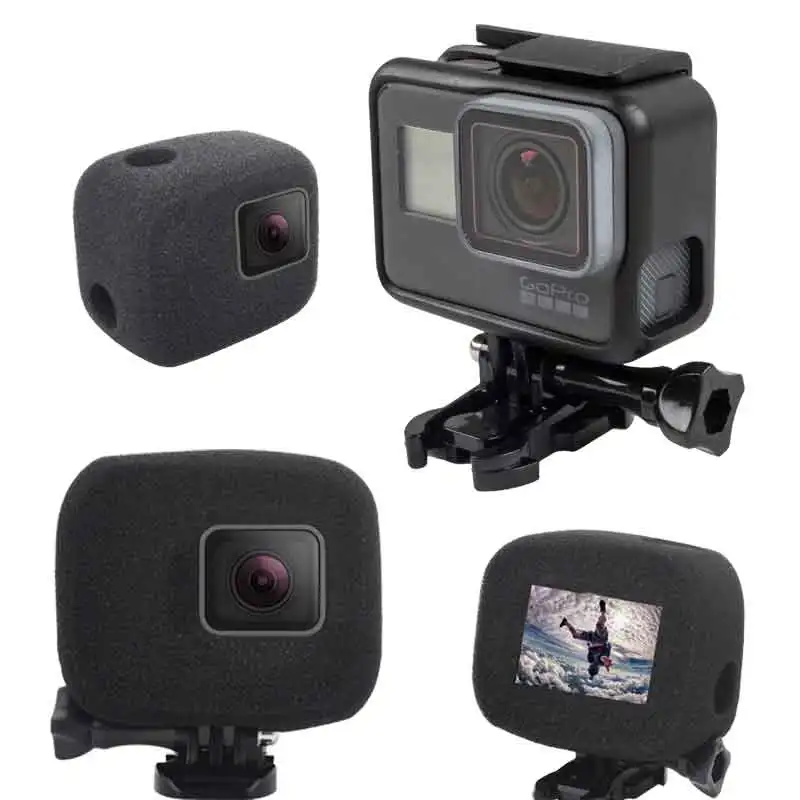 High Density Foam Windproof Cover for Gopro hero 6 5 Windshield Cover Sponge Foam Windscreen For Gopro 5 6 Accesories
High Density Foam Windproof Cover for Gopro hero 6 5 Windshield Cover Sponge Foam Windscreen For Gopro 5 6 Accesories