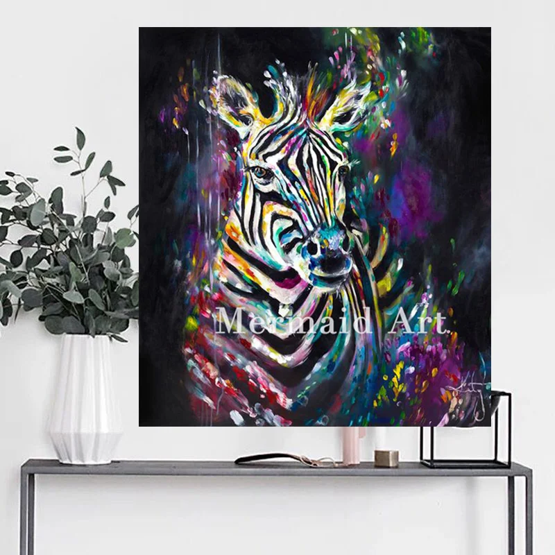 Hand Painted Zebra Pictures professional impressionism design oil paintings home decorate
Hand Painted Zebra Pictures professional impressionism design oil paintings home decorate