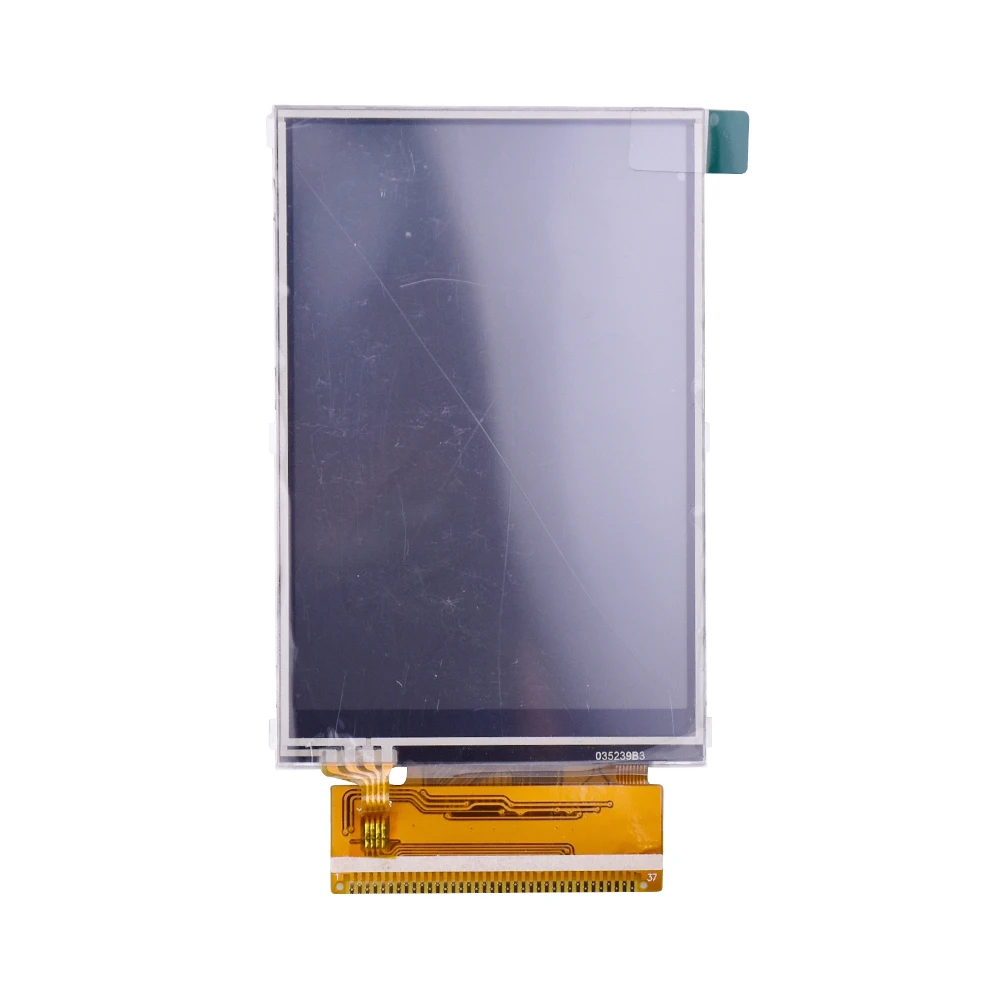 With touch LCD display Large resolution ILI9486L 8/16 serial port 3.5 inch TFT module 37P 320*480
With touch LCD display Large resolution ILI9486L 8/16 serial port 3.5 inch TFT module 37P 320*480