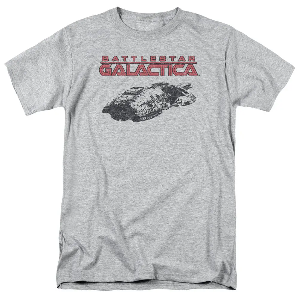 Battlestar Galactica Новая серия корабль логотип лицензионный для взрослых Футболка все