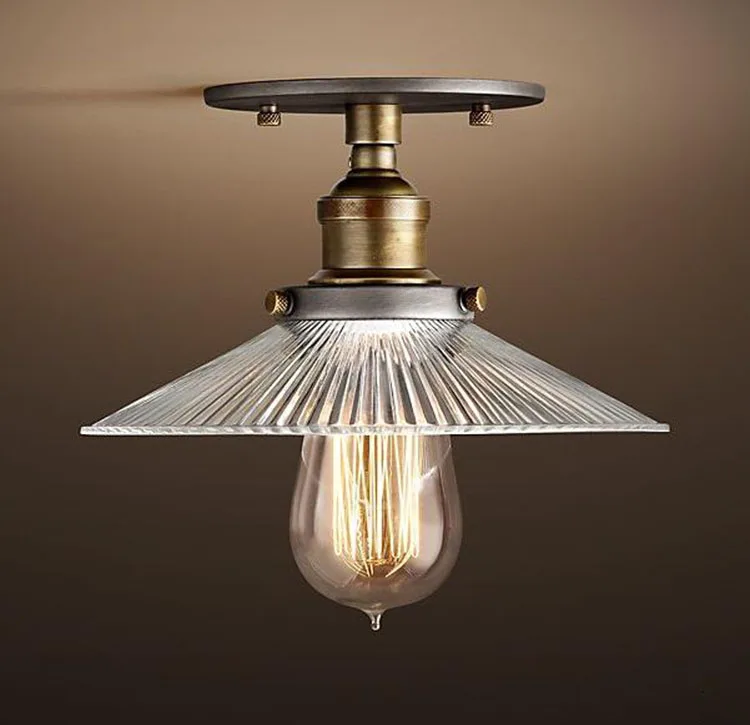 Loft Industrial Vintage Ameican Glass Iron led Ceiling Light Bathroom Balcony Entrance Aisle Home Decor Lighting Fixture D30CM
Loft Industrial Vintage Ameican Glass Iron led Ceiling Light Bathroom Balcony Entrance Aisle Home Decor Lighting Fixture D30CM