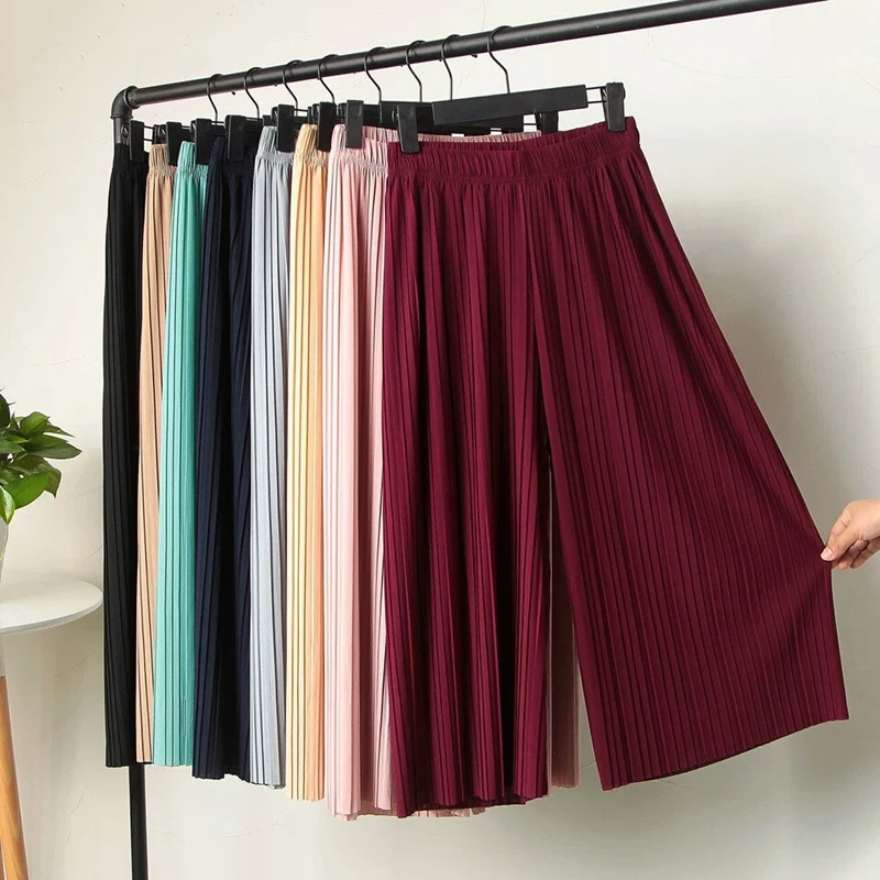 Pants Women Chiffon Trendy Loose All-match Spring Summer 2020 Trendy Womens High Waist Solid Female Korean Style Trousers Lovely
Pants Women Chiffon Trendy Loose All-match Spring Summer 2020 Trendy Womens High Waist Solid Female Korean Style Trousers Lovely