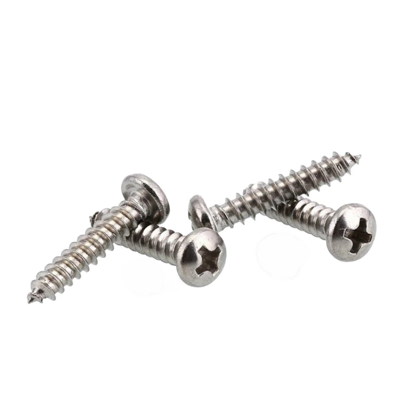 304 stainless steel self tapping screw round head phillips Pan screws M1-M3 All Size
304 stainless steel self tapping screw round head phillips Pan screws M1-M3 All Size