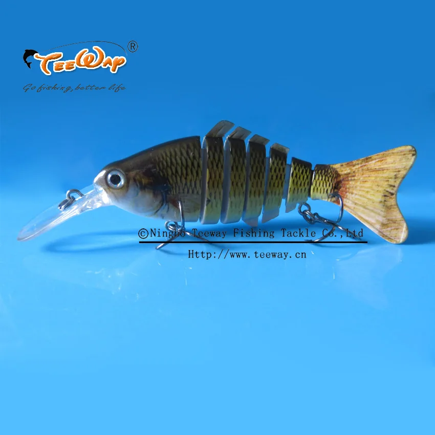 New Product Fishing Lure 6 Segment Swimbait Crankbait Hard Bait Slow 20g 12cm Fishing hook Fishing Tackle
New Product Fishing Lure 6 Segment Swimbait Crankbait Hard Bait Slow 20g 12cm Fishing hook Fishing Tackle