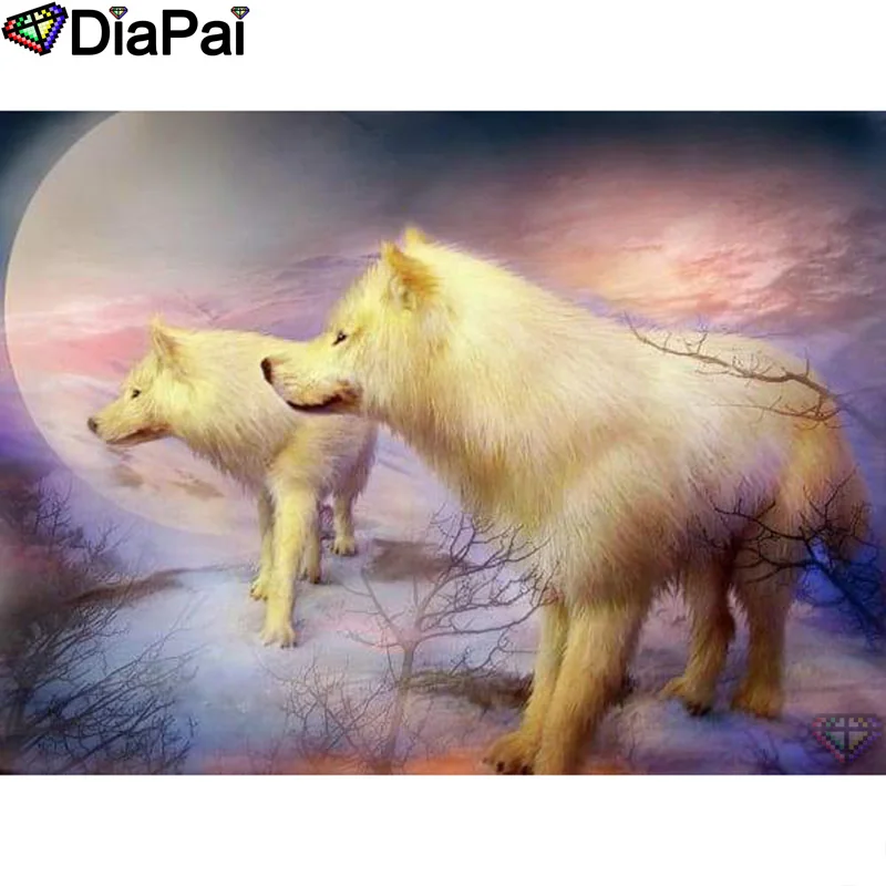 DIAPAI Diamond Painting 5D DIY 100% Full Square/Round Drill "Animal wolf" Diamond Embroidery Cross Stitch 3D Decor A24381
DIAPAI Diamond Painting 5D DIY 100% Full Square/Round Drill "Animal wolf" Diamond Embroidery Cross Stitch 3D Decor A24381