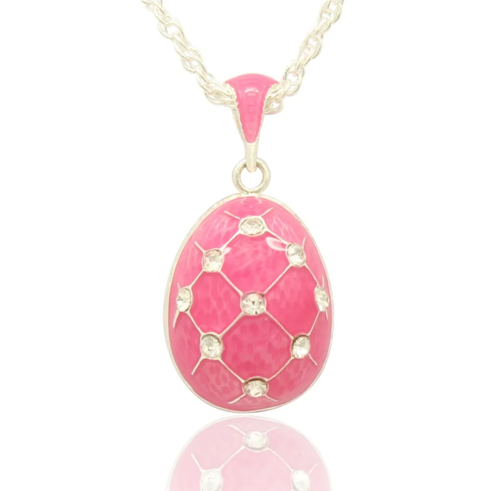 Suitable for all brands of pink Russian egg pendant necklace jewelry production, women's handmade jewelry
Suitable for all brands of pink Russian egg pendant necklace jewelry production, women's handmade jewelry