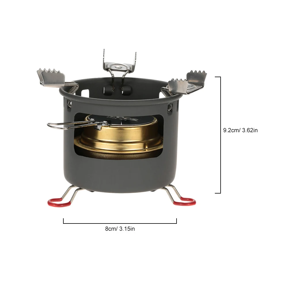 

ALOCS CS-B13 Outdoor Stove Camping Ultra-light Safe Spirit Alcohol Stove Furnace Good Quality Alcohol Stove Bracket Support Set