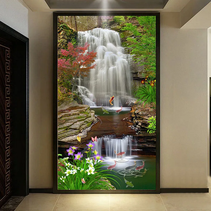 Custom Mural Wallpaper 3D Waterfall Entrance Background Wall Decor Wall Painting Nature Landscape Wallpaper Murales De Pared 3D
Custom Mural Wallpaper 3D Waterfall Entrance Background Wall Decor Wall Painting Nature Landscape Wallpaper Murales De Pared 3D