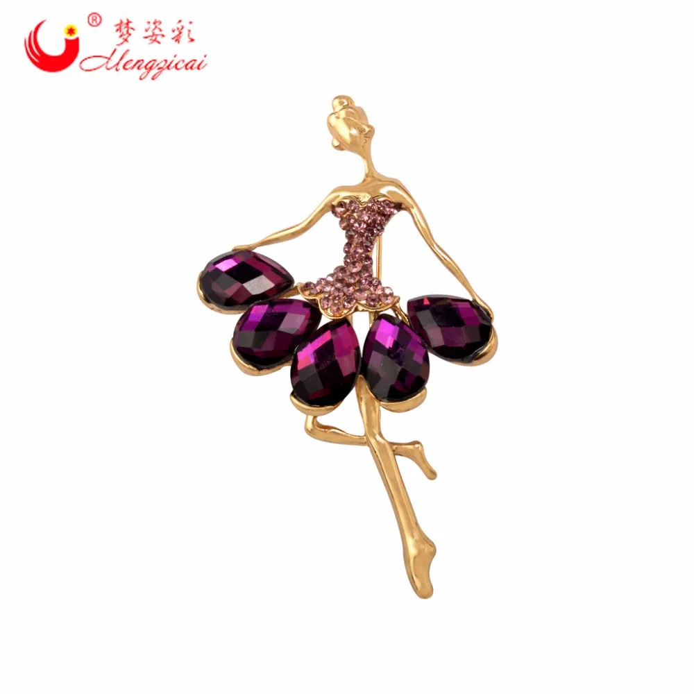 New Arrival Purple Crystal Ballerina Brooch Dancer Girl Broach Female Coat Broches Pin Women Lapel Pin
New Arrival Purple Crystal Ballerina Brooch Dancer Girl Broach Female Coat Broches Pin Women Lapel Pin
