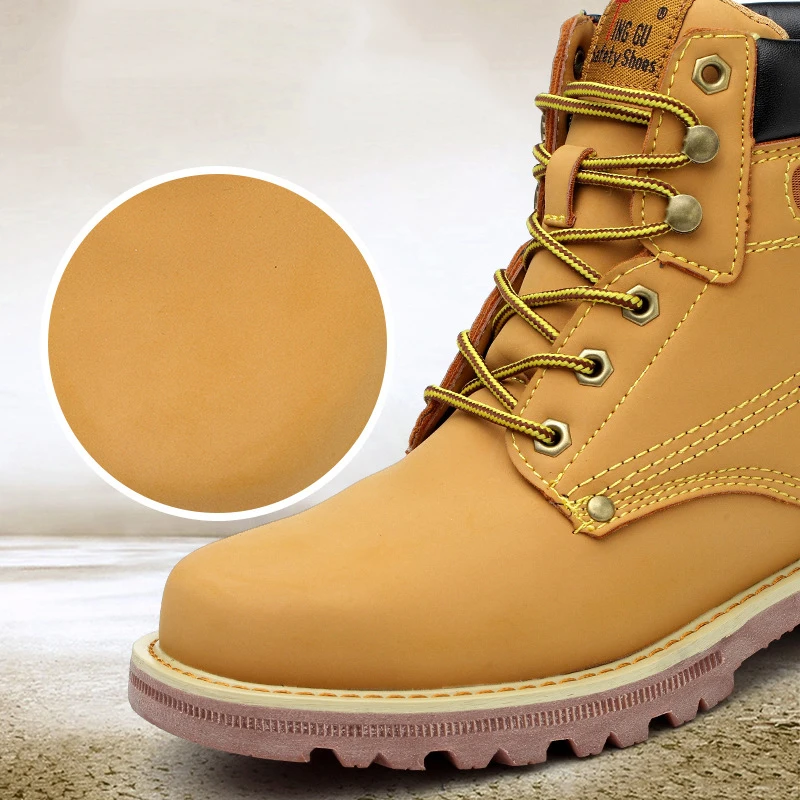 2019 Genuine Leather Men Steel Toe Cap Dr Martin Boots Autumn Winter Work Safety Boots Solid Ankle Boots Punk Men Safety Shoes
2019 Genuine Leather Men Steel Toe Cap Dr Martin Boots Autumn Winter Work Safety Boots Solid Ankle Boots Punk Men Safety Shoes