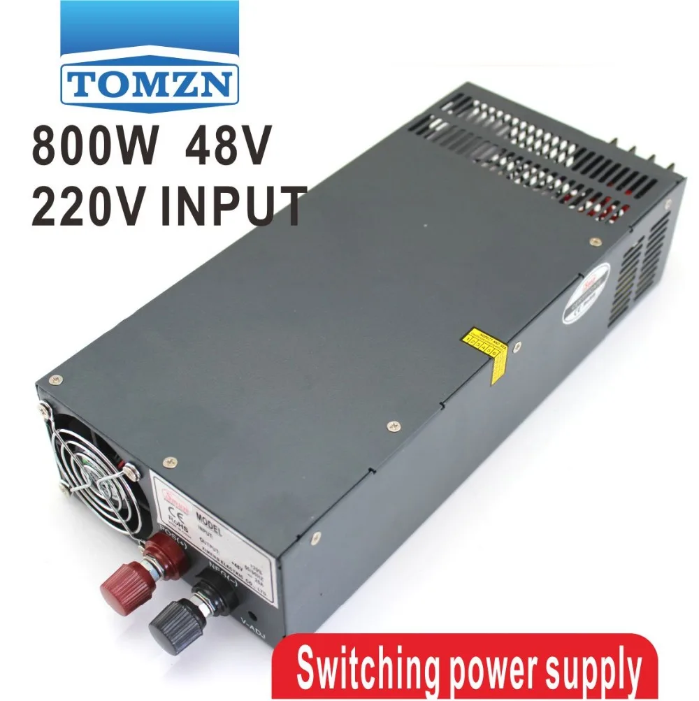 800W 0V TO 48V adjustable 16.6A 220V Single Output Switching power supply for LED Strip light AC to DC
800W 0V TO 48V adjustable 16.6A 220V Single Output Switching power supply for LED Strip light AC to DC